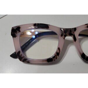 EyeKepper Pink Leopard Nerd 1.5 Cat Eye Thick Reading Nerd Glasses 113236